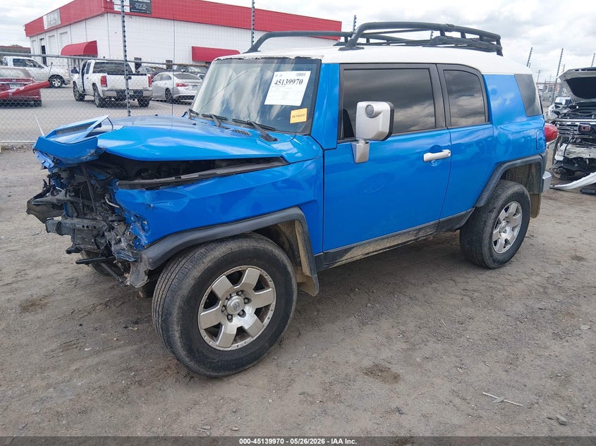 2007 Toyota Fj cruiser VIN JTEBU11F670098897 IAAI salvage auction — FRONT END, Clear (Arkansas), sold $2,700 on 2026-07-15 (photo 2)