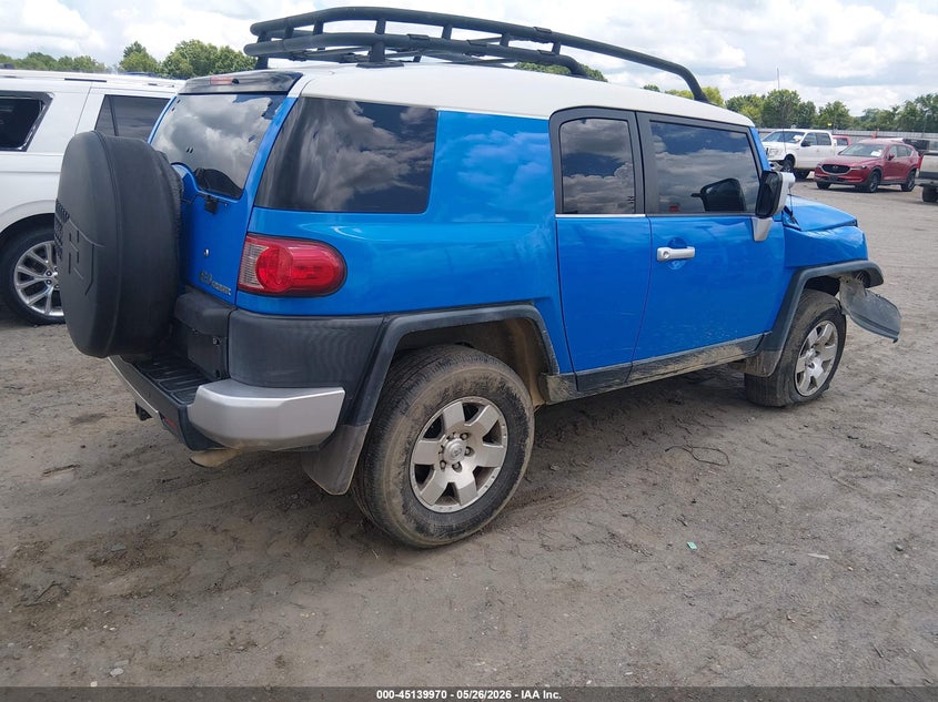2007 Toyota Fj cruiser VIN JTEBU11F670098897 IAAI salvage auction — FRONT END, Clear (Arkansas), sold $2,700 on 2026-07-15 (photo 4)