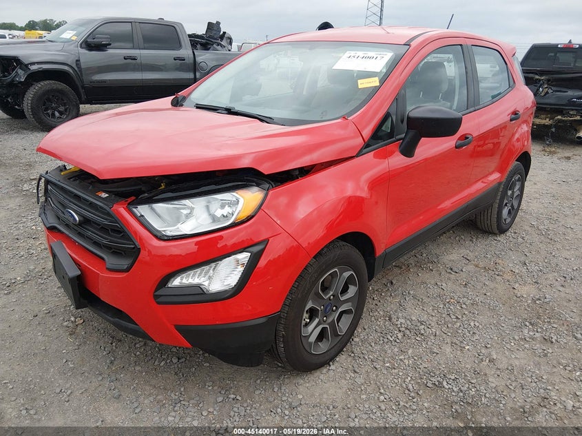 2021 Ford Ecosport VIN MAJ3S2FE6MC454785 IAAI salvage auction — RIGHT FRONT, Salvage (Arkansas), sold $1,800 on 2026-07-08 (photo 2)
