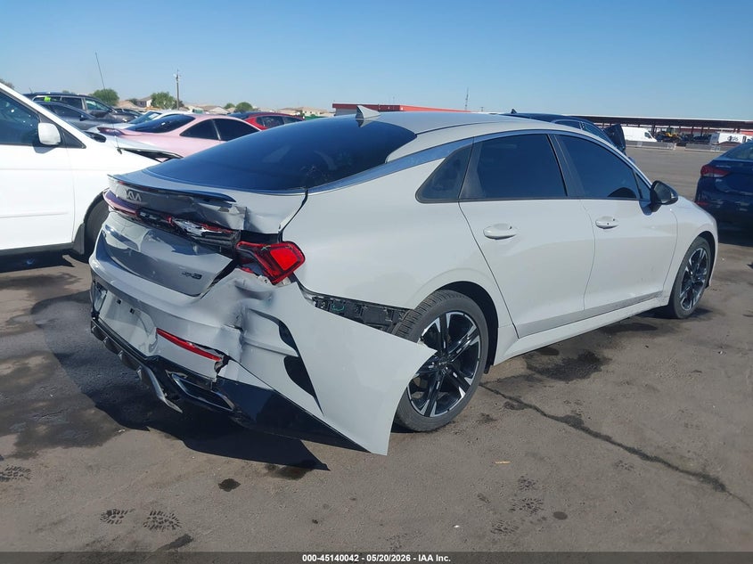 2022 Kia K5 VIN 5XXG64J24NG142734 IAAI salvage auction — REAR END, Salvage (Arizona), sold $4,550 on 2026-07-28 (photo 4)