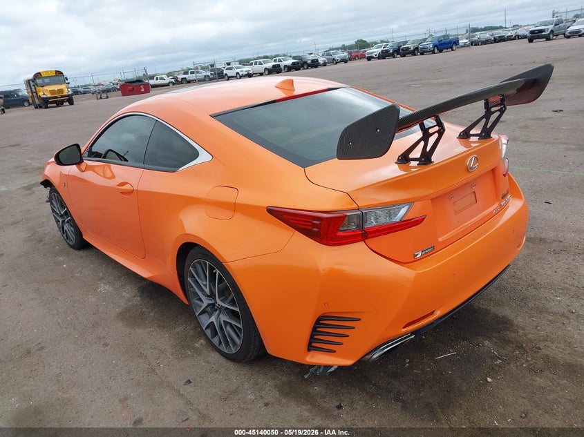 2015 Lexus Rc VIN JTHSE5BC4F5005694 IAAI salvage auction — FRONT END, Regular (South Dakota), sold $725 on 2026-07-28 (photo 3)