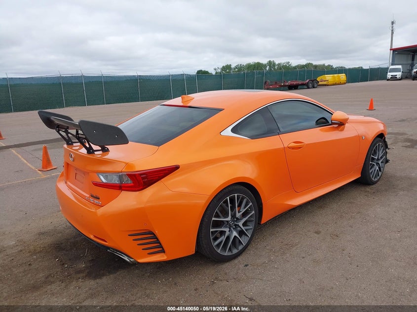 2015 Lexus Rc VIN JTHSE5BC4F5005694 IAAI salvage auction — FRONT END, Regular (South Dakota), sold $725 on 2026-07-28 (photo 4)
