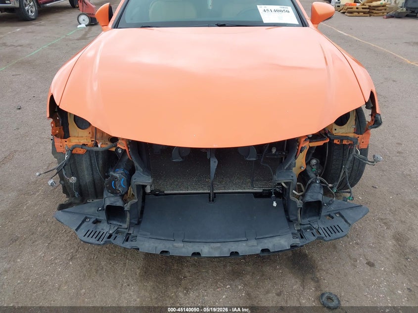 2015 Lexus Rc VIN JTHSE5BC4F5005694 IAAI salvage auction — FRONT END, Regular (South Dakota), sold $725 on 2026-07-28 (photo 6)