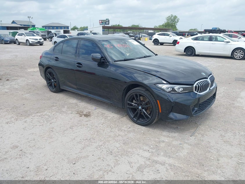2024 BMW 3er VIN 3MW89FF01R8E05268 IAAI salvage auction — LEFT SIDE, Salvage (Texas), sold $13,100 on 2026-07-29 (photo 1)