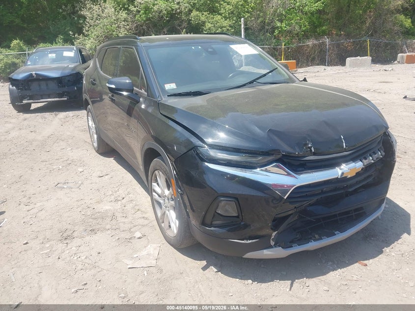 2020 Chevrolet Blazer VIN 3GNKBJRS7LS705914 IAAI salvage auction — FRONT END, Salvage (Massachusetts), sold $2,850 on 2026-07-09 (photo 1)