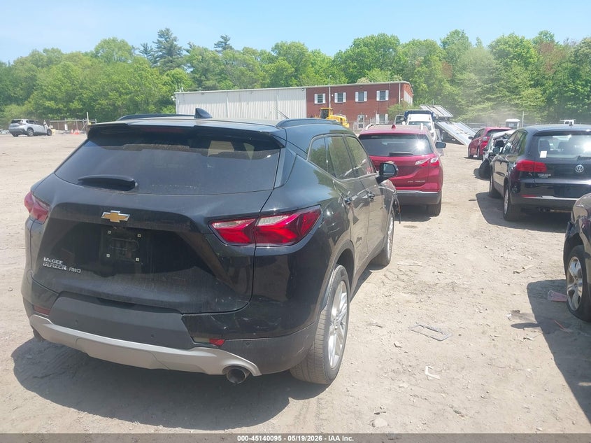2020 Chevrolet Blazer VIN 3GNKBJRS7LS705914 IAAI salvage auction — FRONT END, Salvage (Massachusetts), sold $2,850 on 2026-07-09 (photo 4)
