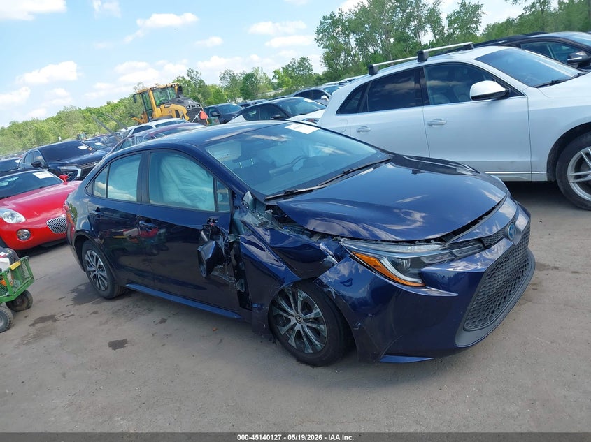 2022 Toyota Corolla VIN JTDEAMDE6NJ046711 IAAI salvage auction — RIGHT FRONT, Bill Of Sale Destruction Only - Salvage (Ohio), sold $2,800 on 2026-07-28 (photo 1)