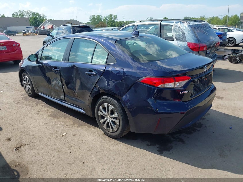 2022 Toyota Corolla VIN JTDEAMDE6NJ046711 IAAI salvage auction — RIGHT FRONT, Bill Of Sale Destruction Only - Salvage (Ohio), sold $2,800 on 2026-07-28 (photo 3)