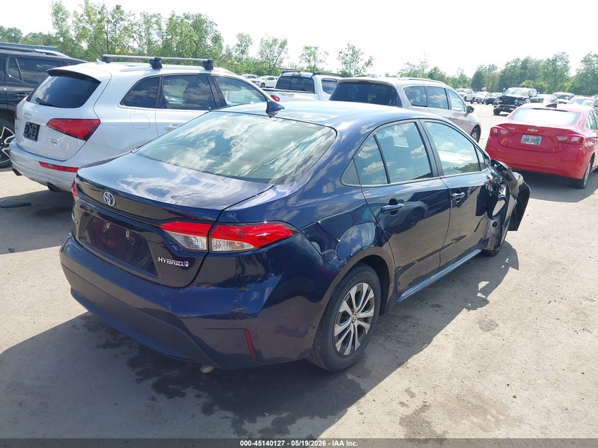 2022 Toyota Corolla VIN JTDEAMDE6NJ046711 IAAI salvage auction — RIGHT FRONT, Bill Of Sale Destruction Only - Salvage (Ohio), sold $2,800 on 2026-07-28 (photo 4)