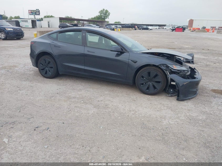 2024 Tesla Model 3 VIN 5YJ3E1EA5RF869312 IAAI salvage auction — LEFT FRONT, Salvage (Texas), sold $11,700 on 2026-07-15 (photo 1)