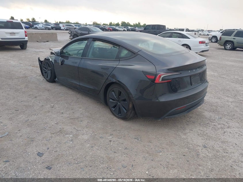 2024 Tesla Model 3 VIN 5YJ3E1EA5RF869312 IAAI salvage auction — LEFT FRONT, Salvage (Texas), sold $11,700 on 2026-07-15 (photo 3)