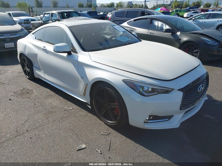 2017 Infiniti Q60 VIN JN1EV7EKXHM360166 IAAI salvage auction — RIGHT REAR, Salvage Certificate (California), sold $6,400 on 2026-07-31 (photo 1)
