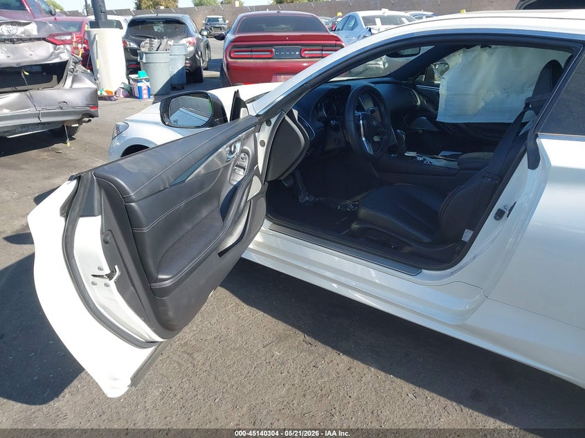 2017 Infiniti Q60 VIN JN1EV7EKXHM360166 IAAI salvage auction — RIGHT REAR, Salvage Certificate (California), sold $6,400 on 2026-07-31 (photo 5)