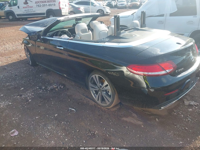 2017 Mercedes-benz C-klasse VIN WDDWK4JB9HF527268 IAAI salvage auction — FRONT END, Salvage Title, sold $1,900 on 2026-08-12 (photo 3)