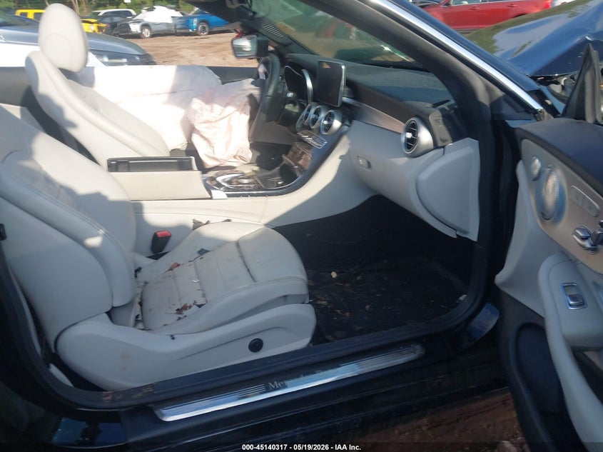 2017 Mercedes-benz C-klasse VIN WDDWK4JB9HF527268 IAAI salvage auction — FRONT END, Salvage Title, sold $1,900 on 2026-08-12 (photo 5)