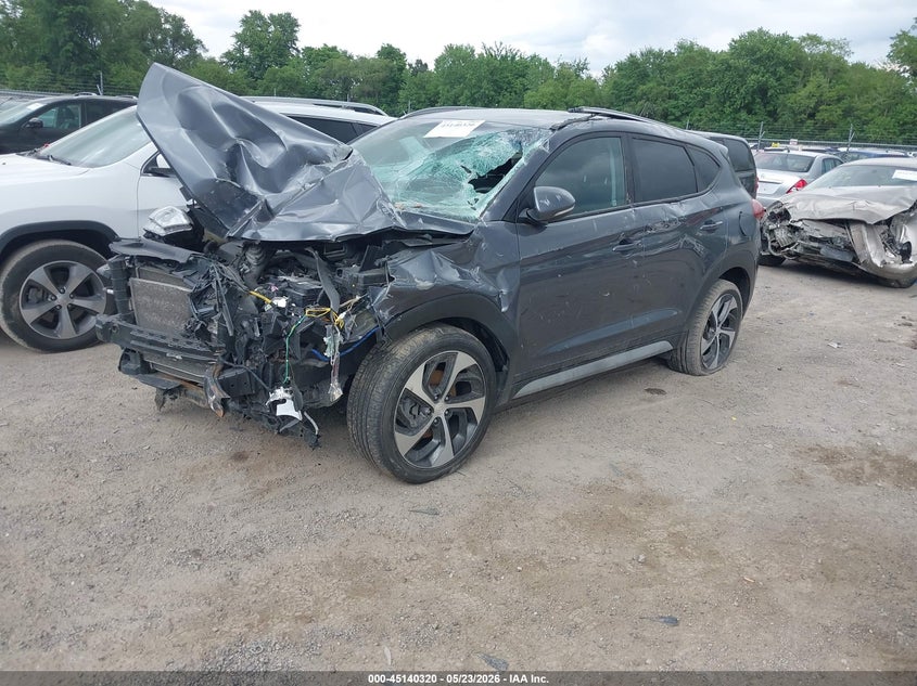 2017 Hyundai Tucson VIN KM8J3CA28HU401423 IAAI salvage auction — FRONT END, Salvage (Illinois), sold $1,600 on 2026-07-20 (photo 2)