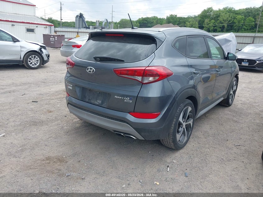 2017 Hyundai Tucson VIN KM8J3CA28HU401423 IAAI salvage auction — FRONT END, Salvage (Illinois), sold $1,600 on 2026-07-20 (photo 4)