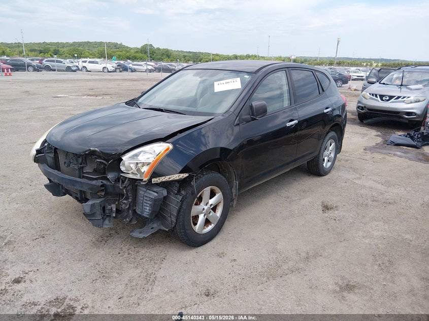 2010 Nissan Rogue sport VIN JN8AS5MT0AW023183 IAAI salvage auction — FRONT END, Clear (Oklahoma), sold $825 on 2026-07-07 (photo 2)