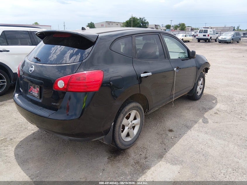 2010 Nissan Rogue sport VIN JN8AS5MT0AW023183 IAAI salvage auction — FRONT END, Clear (Oklahoma), sold $825 on 2026-07-07 (photo 4)