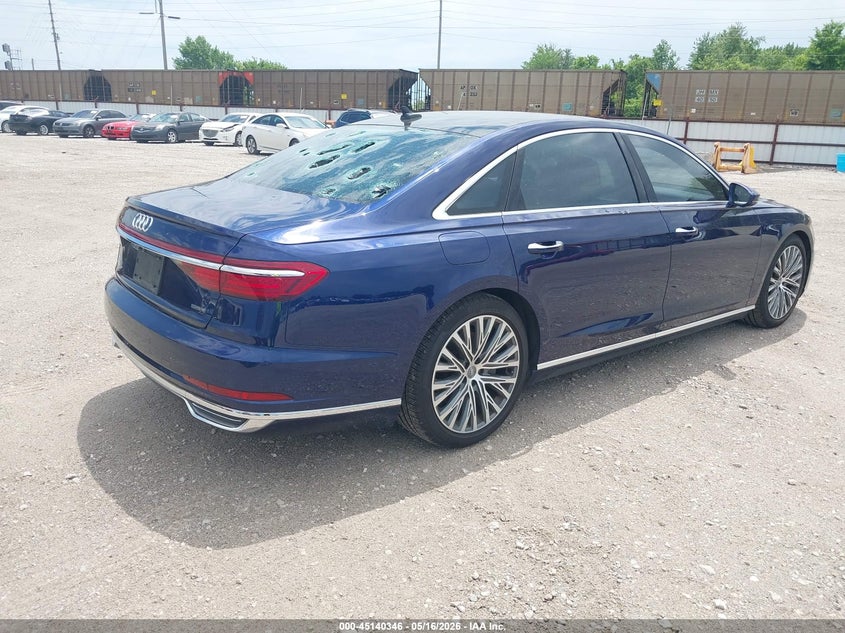 2019 Audi A8 VIN WAU8DAF82KN019064 IAAI salvage auction — HAIL, Clear (Missouri), sold $20,000 on 2026-08-17 (photo 4)