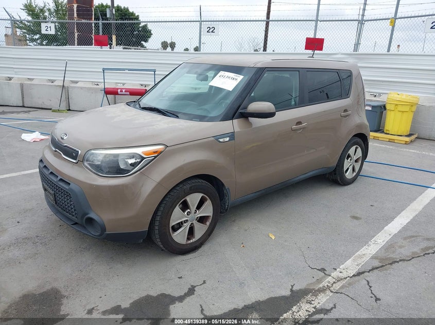 2014 Kia Soul VIN KNDJN2A2XE7068452 IAAI salvage auction — RIGHT SIDE, Salvage (California), sold $1,475 on 2026-07-08 (photo 2)