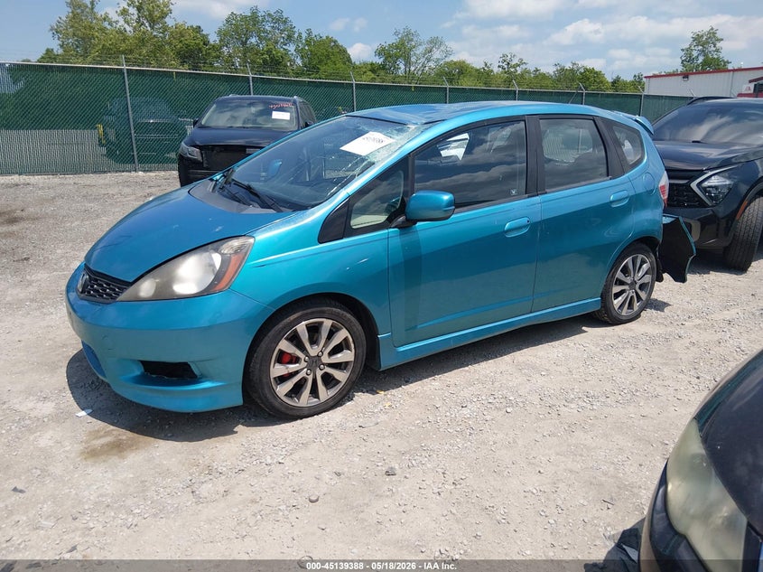 2013 Honda Fit VIN JHMGE8H54DC062437 IAAI salvage auction — NORMAL WEAR, Clear (Florida), sold $225 on 2026-07-27 (photo 2)