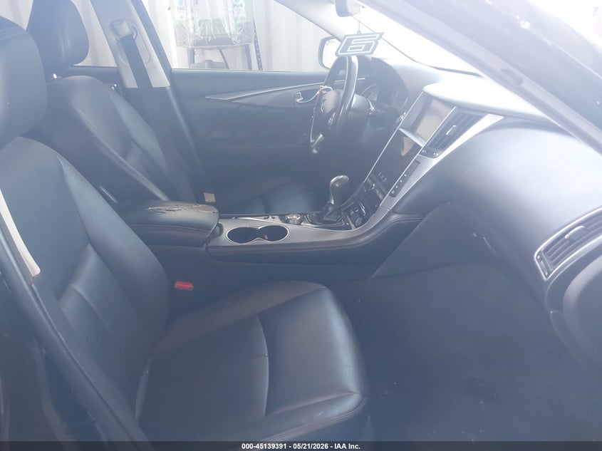 2015 Infiniti Q50 VIN JN1BV7AP1FM350899 IAAI salvage auction — FRONT END, Salvage (California), sold $1,975 on 2026-07-14 (photo 5)