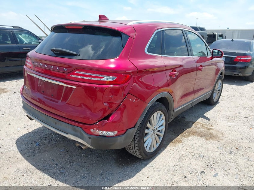 2019 Lincoln Mkc VIN 5LMCJ1C9XKUL47799 IAAI salvage auction — LEFT FRONT, Original (Texas), sold $4,200 on 2026-07-09 (photo 4)