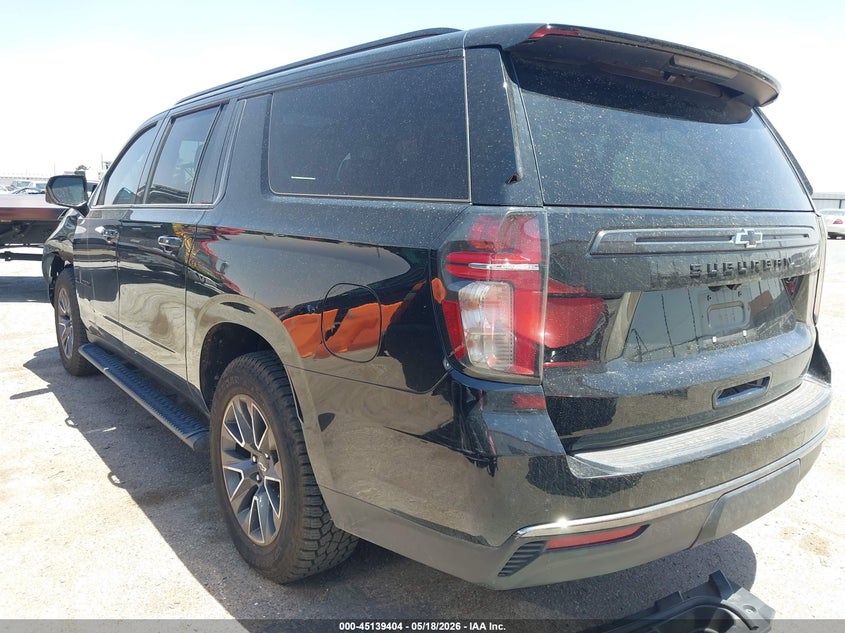 2021 Chevrolet Suburban VIN 1GNSKDKD9MR231840 IAAI salvage auction — FRONT END, Salvage Title, sold $14,400 on 2026-08-29 (photo 3)