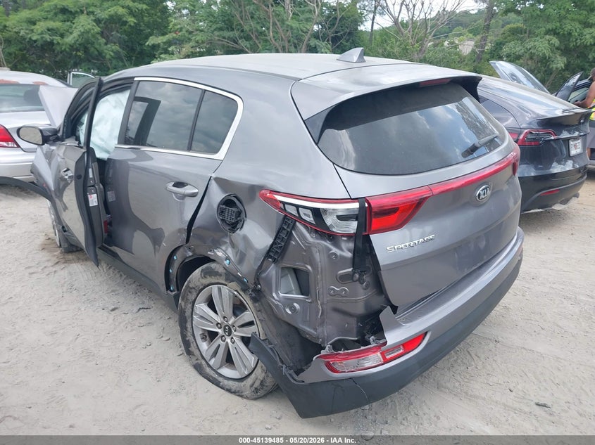 2017 Kia Sportage VIN KNDPMCAC8H7261375 IAAI salvage auction — FRONT END, Salvage (Georgia), sold $300 on 2026-07-28 (photo 3)