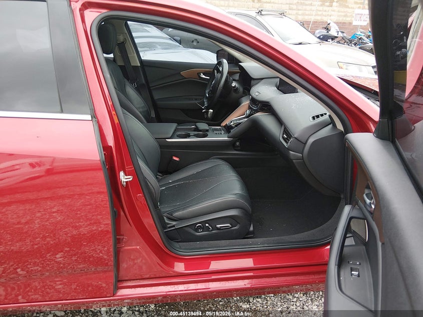 2021 Acura Tlx VIN 19UUB5F40MA002707 IAAI salvage auction — HAIL, Clear (Missouri), sold $13,300 on 2026-07-30 (photo 5)