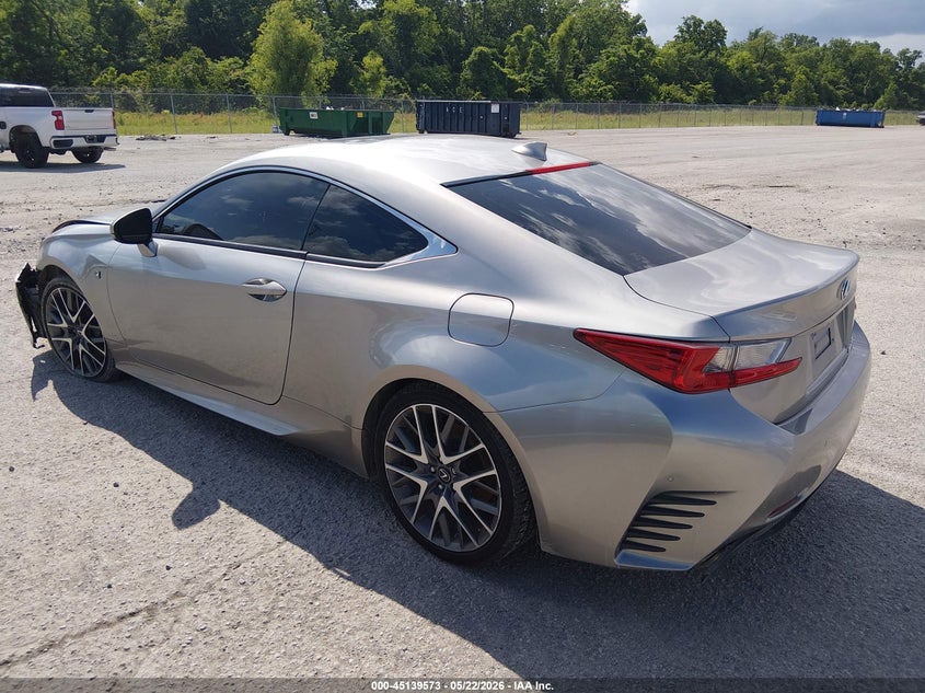 2015 Lexus Rc VIN JTHHE5BC1F5009938 IAAI salvage auction — FRONT END, Salvage (Louisiana), sold $2,450 on 2026-07-29 (photo 3)
