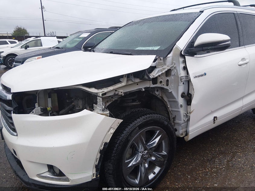 2015 Toyota Highlander VIN 5TDDCRFH7FS008161 IAAI salvage auction — LEFT FRONT, Salvage (Colorado), sold $6,300 on 2026-07-21 (photo 6)