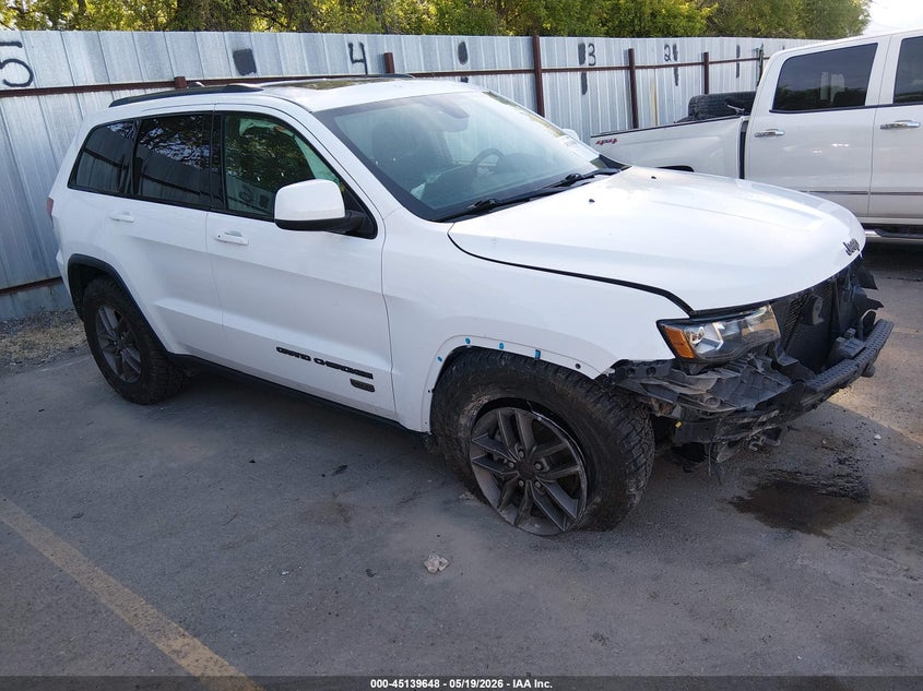 2016 Jeep Grand cherokee VIN 1C4RJFAGXGC457068 IAAI salvage auction — FRONT END, Salvage (Utah), sold $3,300 on 2026-07-09 (photo 1)