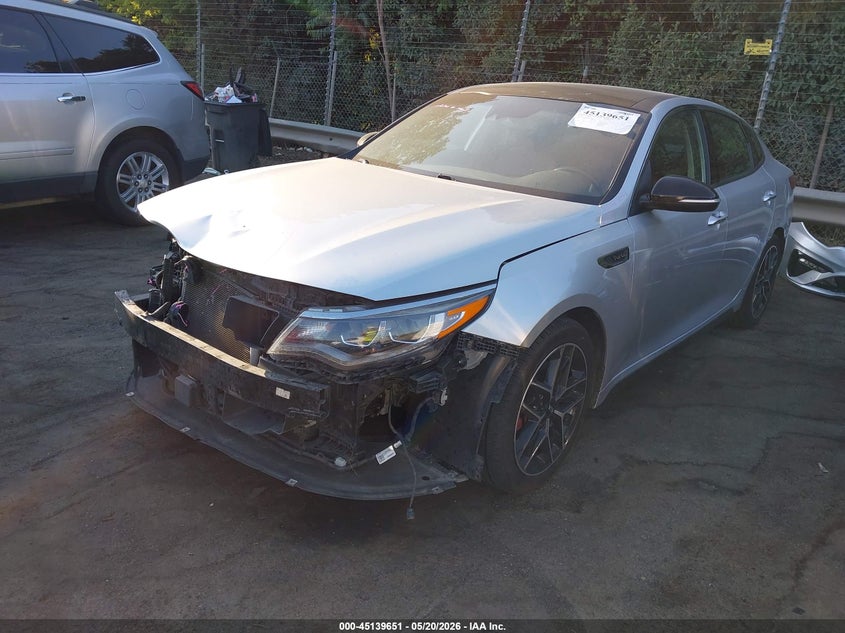 2019 Kia Optima VIN 5XXGW4L20KG366866 IAAI salvage auction — FRONT END, Salvage (North Carolina), sold $1,500 on 2026-07-23 (photo 2)
