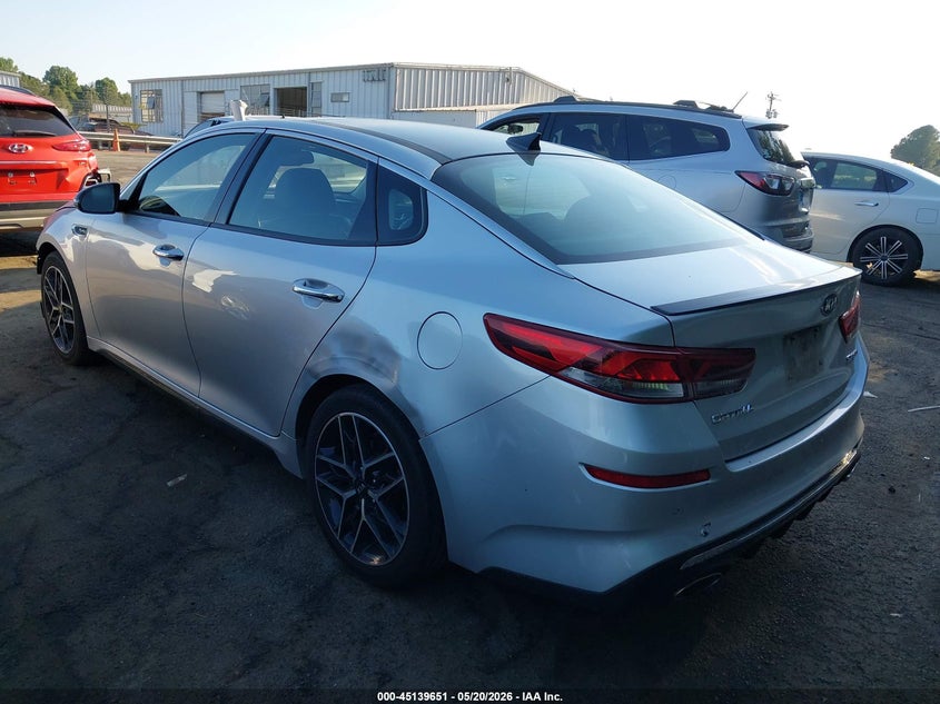 2019 Kia Optima VIN 5XXGW4L20KG366866 IAAI salvage auction — FRONT END, Salvage (North Carolina), sold $1,500 on 2026-07-23 (photo 3)