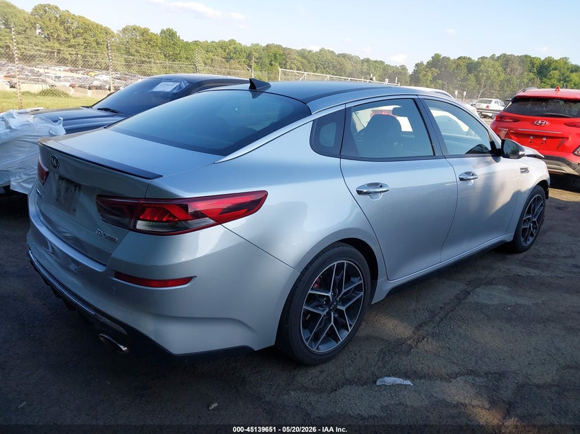 2019 Kia Optima VIN 5XXGW4L20KG366866 IAAI salvage auction — FRONT END, Salvage (North Carolina), sold $1,500 on 2026-07-23 (photo 4)