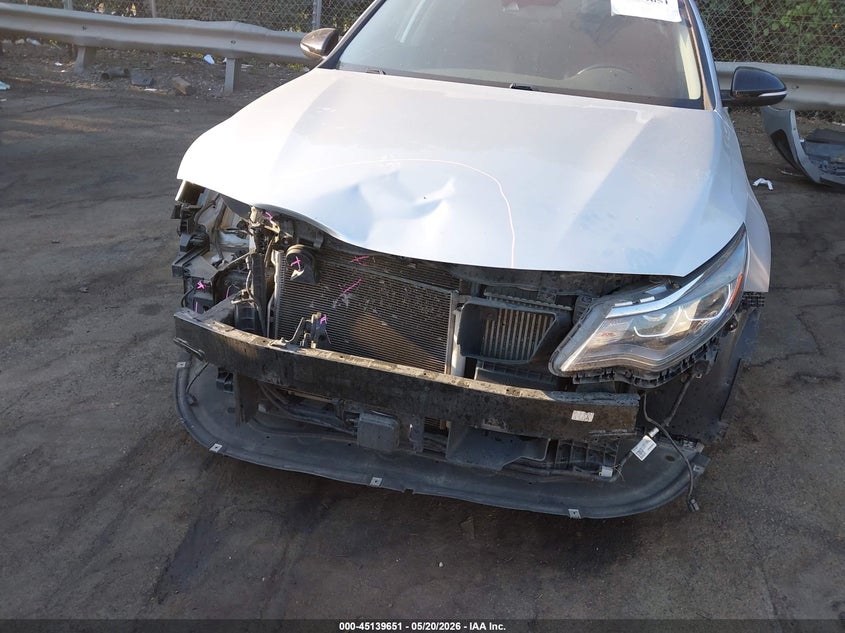 2019 Kia Optima VIN 5XXGW4L20KG366866 IAAI salvage auction — FRONT END, Salvage (North Carolina), sold $1,500 on 2026-07-23 (photo 6)