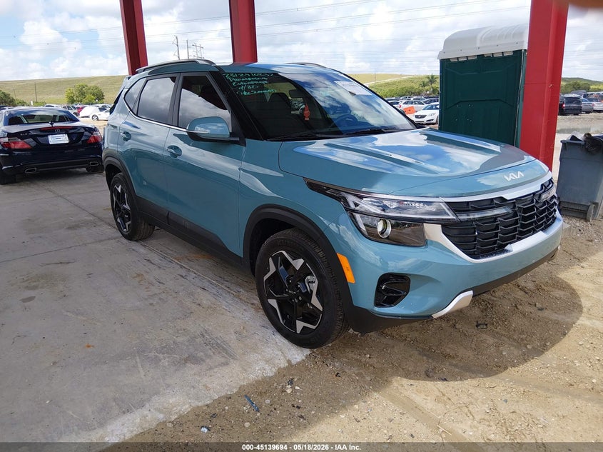 2026 Kia Seltos VIN KNDER2AA5T7922502 IAAI salvage auction — REAR END, Rebuildable (Florida), sold $7,900 on 2026-07-28 (photo 1)