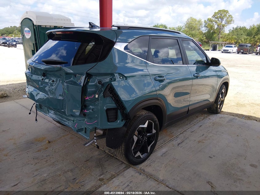 2026 Kia Seltos VIN KNDER2AA5T7922502 IAAI salvage auction — REAR END, Rebuildable (Florida), sold $7,900 on 2026-07-28 (photo 4)