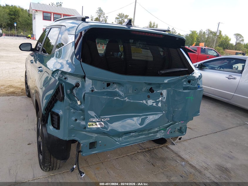 2026 Kia Seltos VIN KNDER2AA5T7922502 IAAI salvage auction — REAR END, Rebuildable (Florida), sold $7,900 on 2026-07-28 (photo 6)