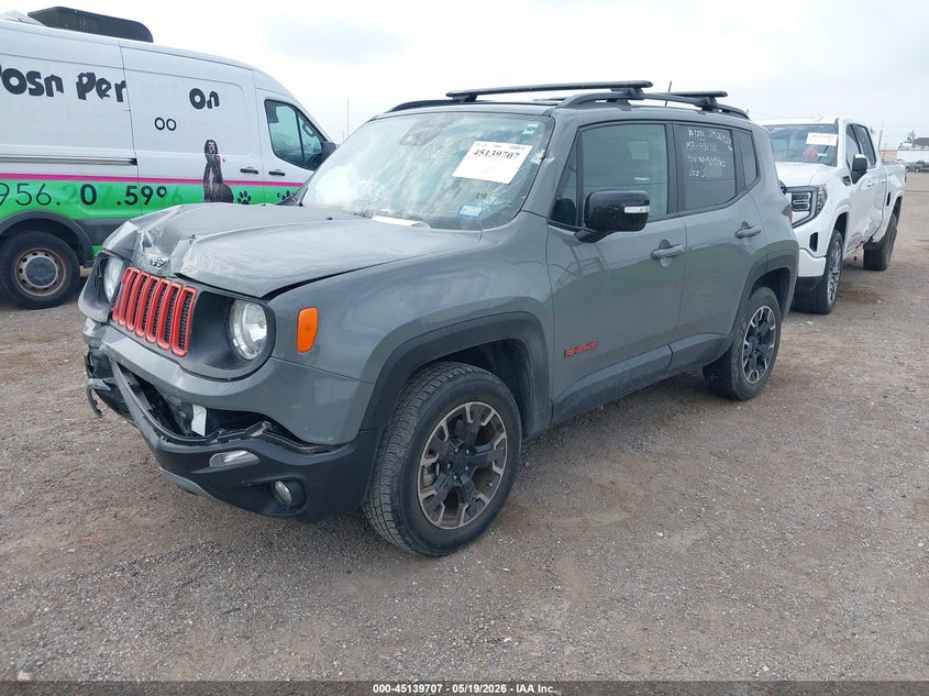 2023 Jeep Renegade VIN ZACNJDB11PPP56034 IAAI salvage auction — FRONT END, Salvage (Texas), sold $3,000 on 2026-07-21 (photo 2)