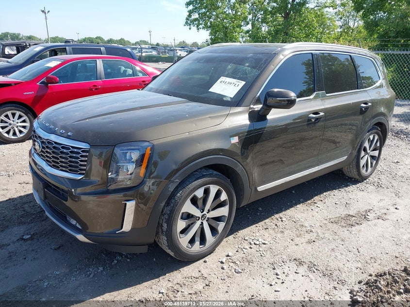 2021 Kia Telluride VIN 5XYP3DHC4MG113333 IAAI salvage auction — HAIL, Salvage Title, sold $6,600 on 2026-07-28 (photo 2)