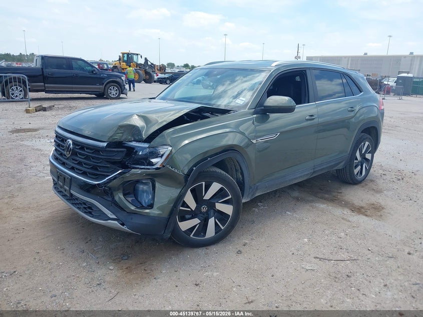 2026 Volkswagen Atlas cross sport VIN 1V2WC2CA9TC215928 IAAI salvage auction — LEFT FRONT, Enterprise Vehicles Clear Only (Texas), sold $19,150 on 2026-08-10 (photo 2)