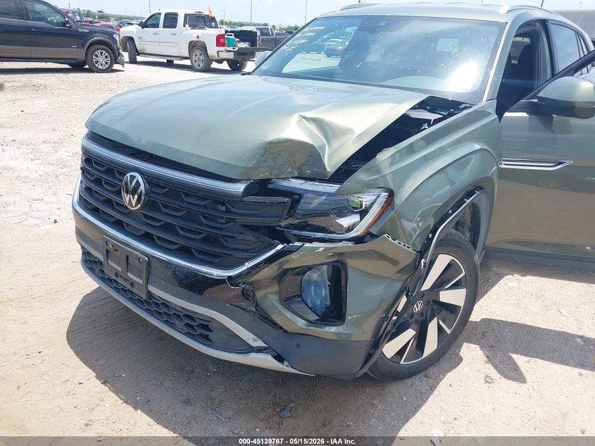 2026 Volkswagen Atlas cross sport VIN 1V2WC2CA9TC215928 IAAI salvage auction — LEFT FRONT, Enterprise Vehicles Clear Only (Texas), sold $19,150 on 2026-08-10 (photo 6)
