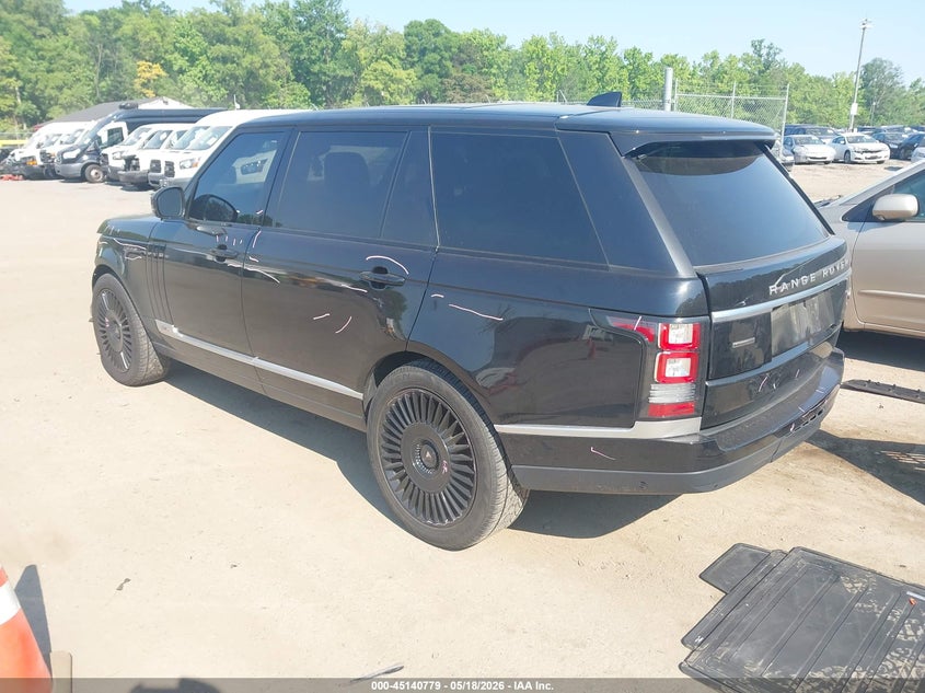2017 Land rover RANGE ROVER VIN SALGS5FE8HA358518 IAAI salvage auction — RIGHT FRONT, Salvage - Greater Than 75% (Maryland), sold $25 on 2026-07-31 (photo 3)