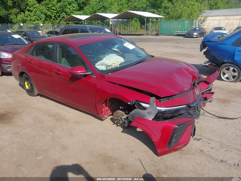2025 Hyundai Elantra VIN KMHLS4DG6SU892932 IAAI salvage auction — FRONT END, Salvage - Greater Than 75% (Maryland), sold $4,800 on 2026-07-21 (photo 1)