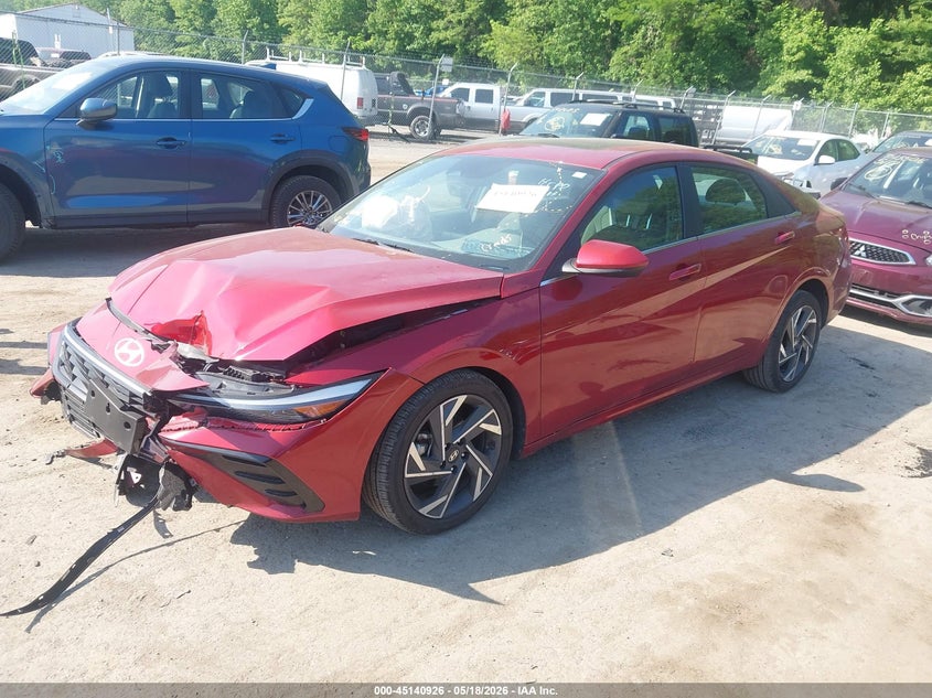 2025 Hyundai Elantra VIN KMHLS4DG6SU892932 IAAI salvage auction — FRONT END, Salvage - Greater Than 75% (Maryland), sold $4,800 on 2026-07-21 (photo 2)