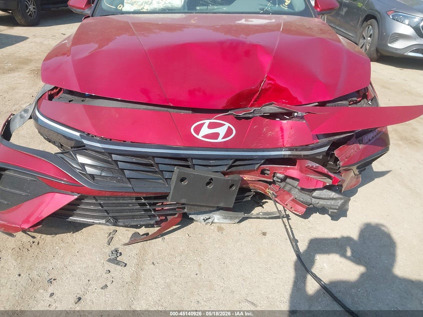 2025 Hyundai Elantra VIN KMHLS4DG6SU892932 IAAI salvage auction — FRONT END, Salvage - Greater Than 75% (Maryland), sold $4,800 on 2026-07-21 (photo 6)