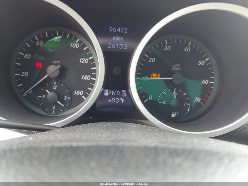 2007 Mercedes-benz Slk-class VIN WDBWK54F87F137497 IAAI salvage auction — HAIL, Salvage (Illinois), sold $1,500 on 2026-07-14 (photo 7)